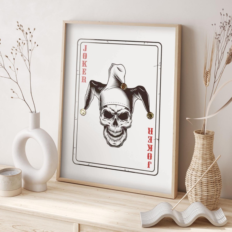 Gangsta Joker 3D Zlatý Plakát