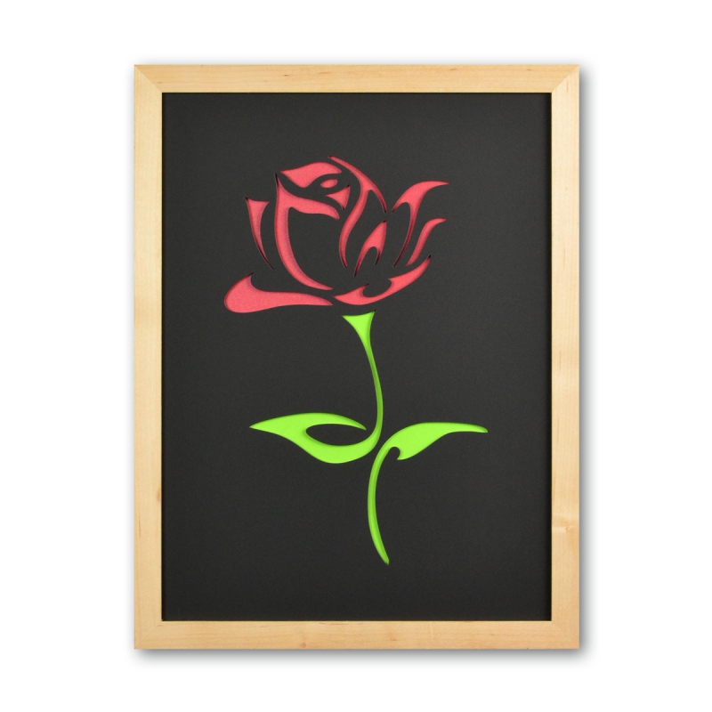 Nástěnná dekorace Růže