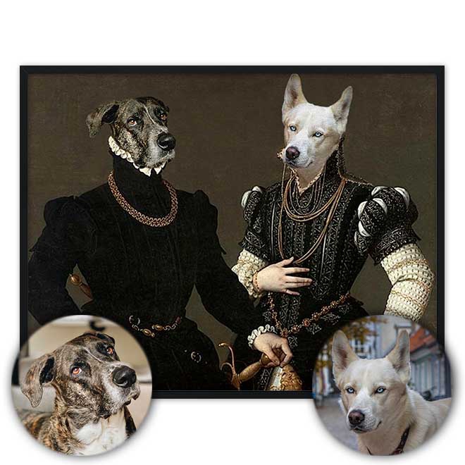 Portrét mazlíčka Couple