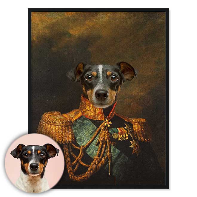 Portrét mazlíčka Marshal