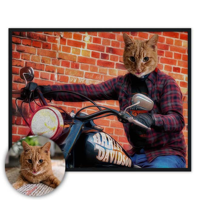 Portrét mazlíčka Biker