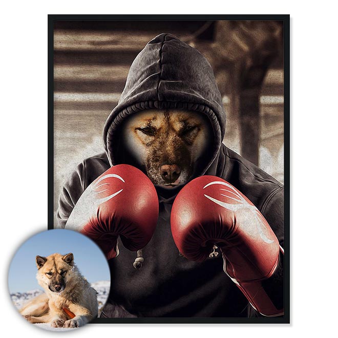 Portrét mazlíčka Boxer