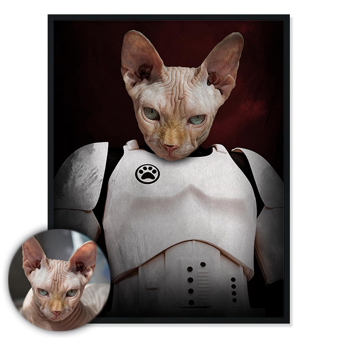 Portrét mazlíčka Pet-trooper