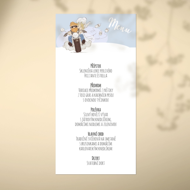 Svatební menu KL1858m