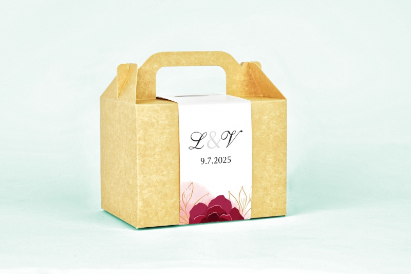 Svatební krabička KL1857Bm