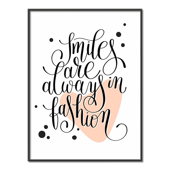 Úsměv v módě Plakát