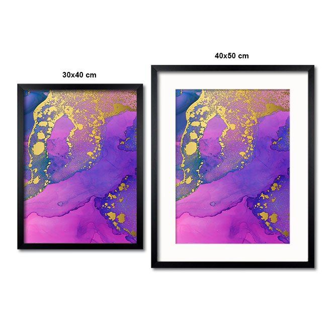 Tekutá malba inkoustem 3 3D Zlatý Plakát