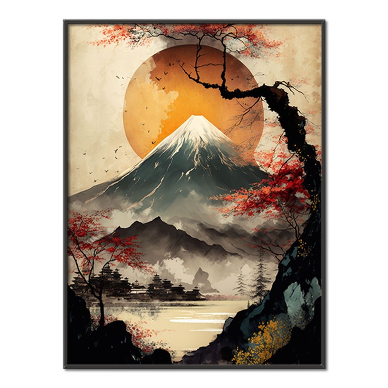 Západ slunce nad japonskem