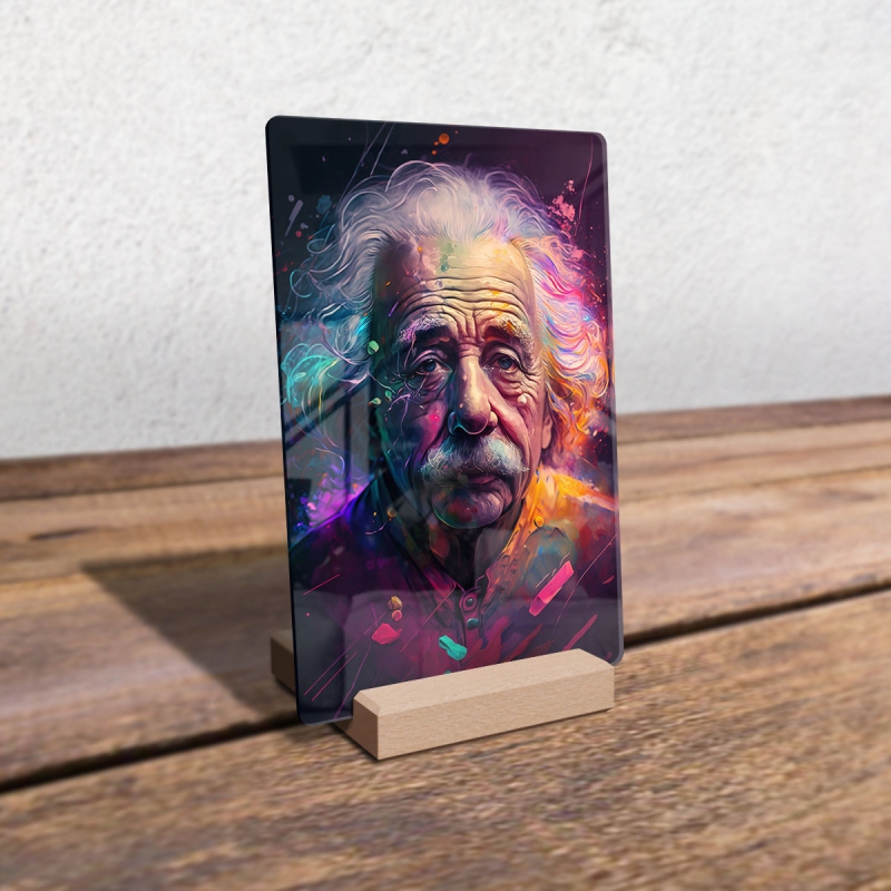 Akrylové sklo Albert Einstein