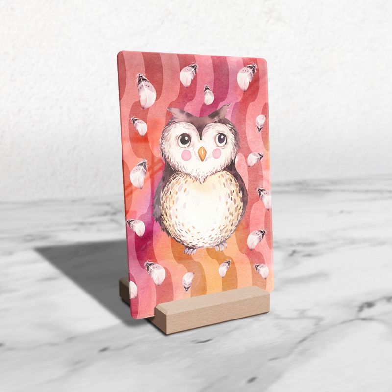 Sova v padajícím peří