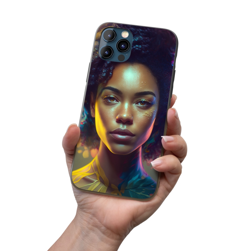 Kryt na mobil Atraktivní afroameričanka 4