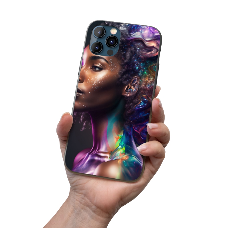 Kryt na mobil Atraktivní afroameričanka