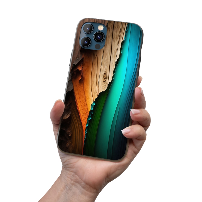 Kryt na mobil Epoxid a dřevo