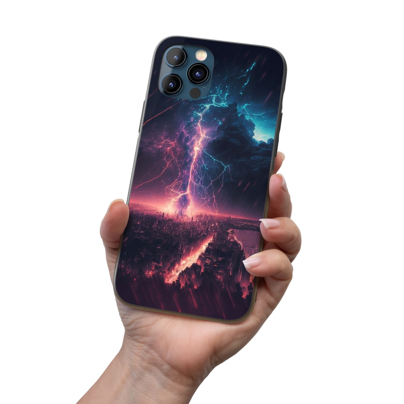 Kryt na mobil Bouře nad velkoměstem