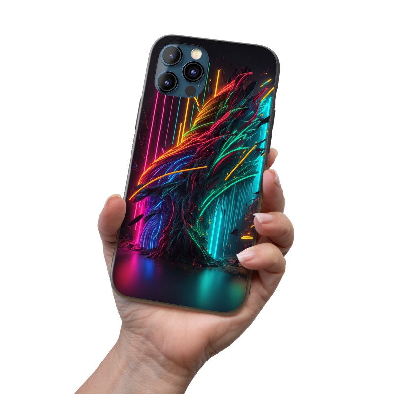 Kryt na mobil Neonový strom