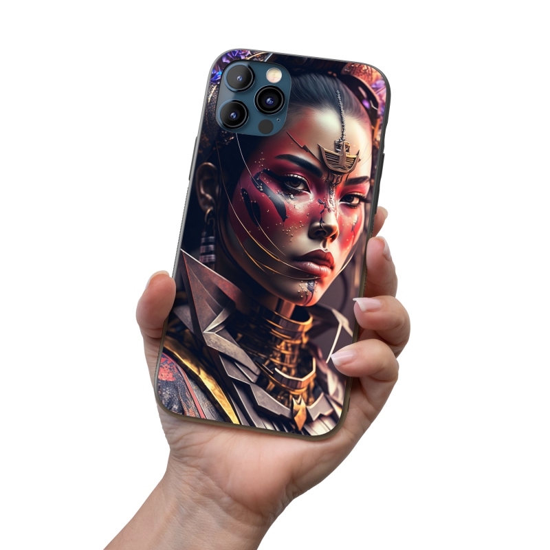 Kryt na mobil Dívka samuraj