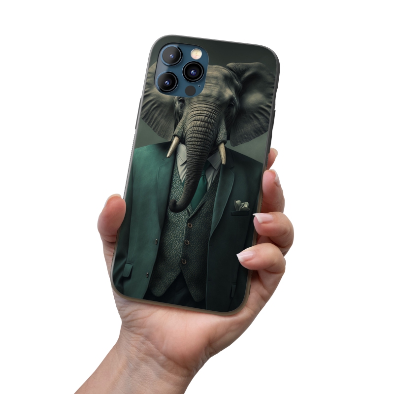 Kryt na mobil Slon v obleku