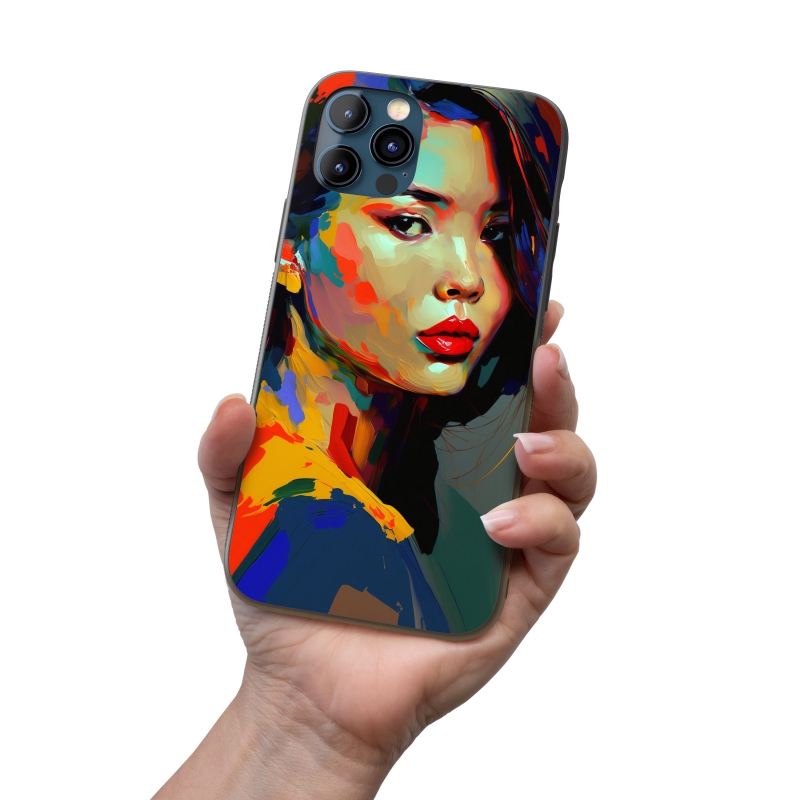 Kryt na mobil Moderní umění - Japonská žena