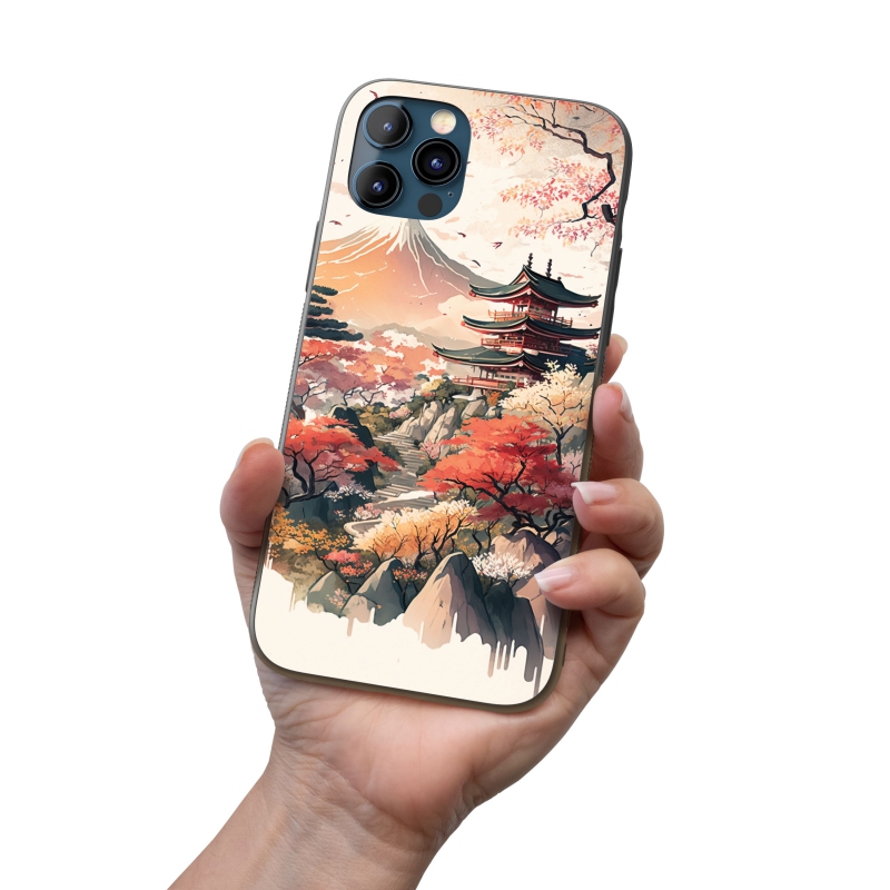 Kryt na mobil Japonský chrám před Fudži