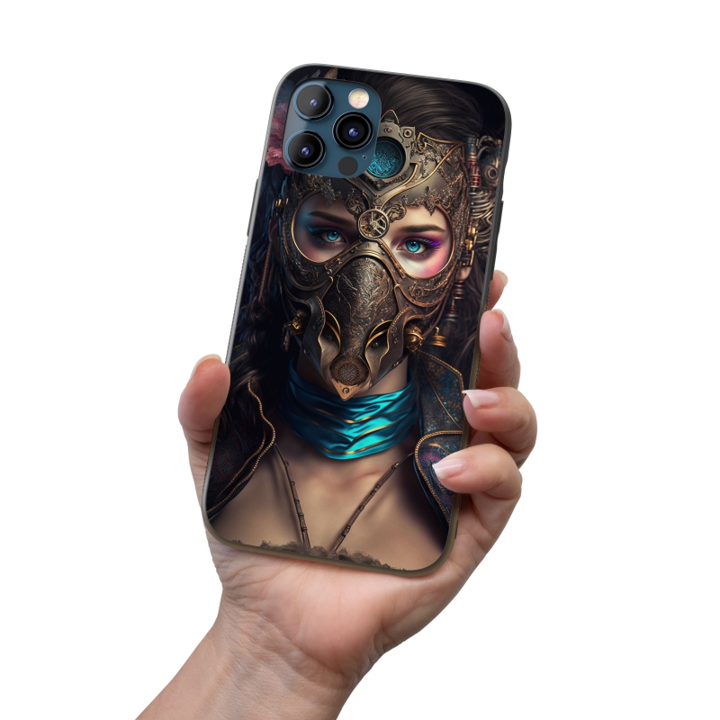 Kryt na mobil Steampunková maska 2