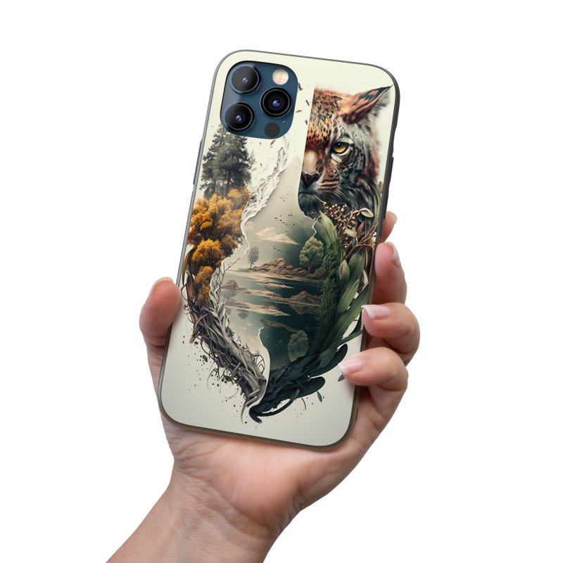 Kryt na mobil Rys ve svém prostředí