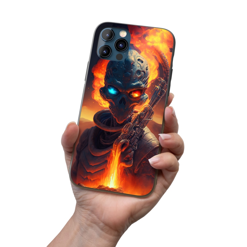 Kryt na mobil Ohnivý mimozemšťan