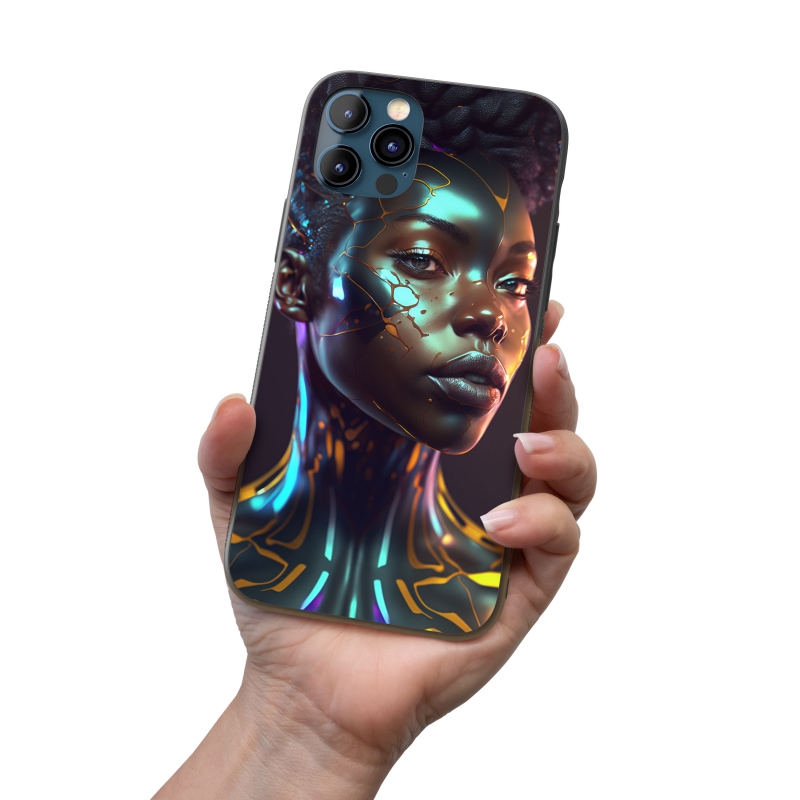 Kryt na mobil Kyber žena