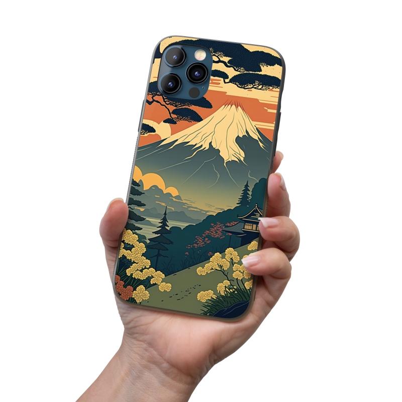 Kryt na mobil Chrám před Fuji