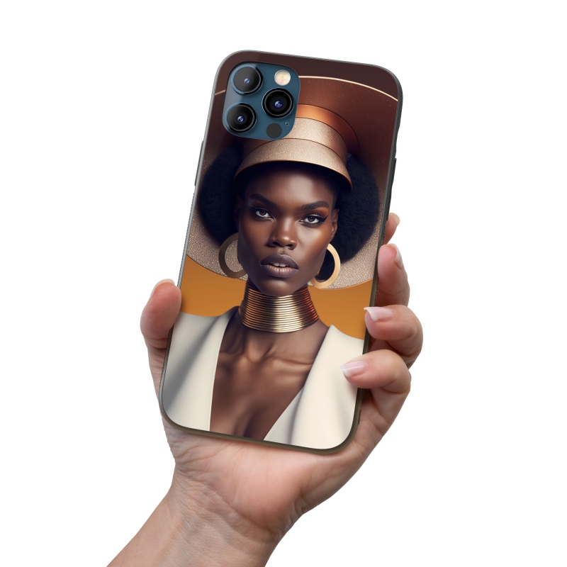 Kryt na mobil Modelka v klobouku