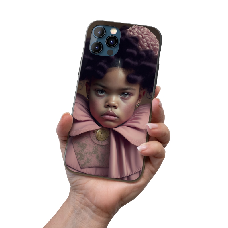 Kryt na mobil Malá holčička v šatech