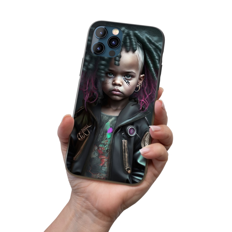 Kryt na mobil Punkrock holčička