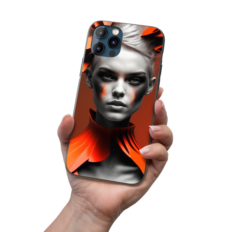 Kryt na mobil Abstraktní modelka