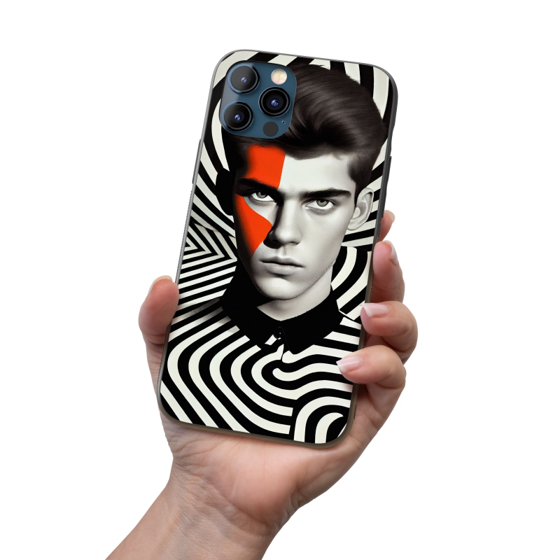 Kryt na mobil Retro móda - obrazce 1