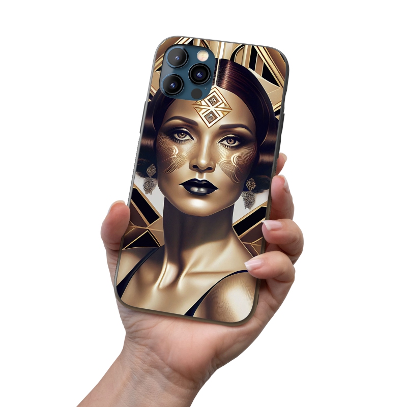 Kryt na mobil Retro plakát - žena