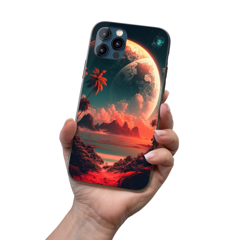 Kryt na mobil Vesmírná příroda - tropický ostrov