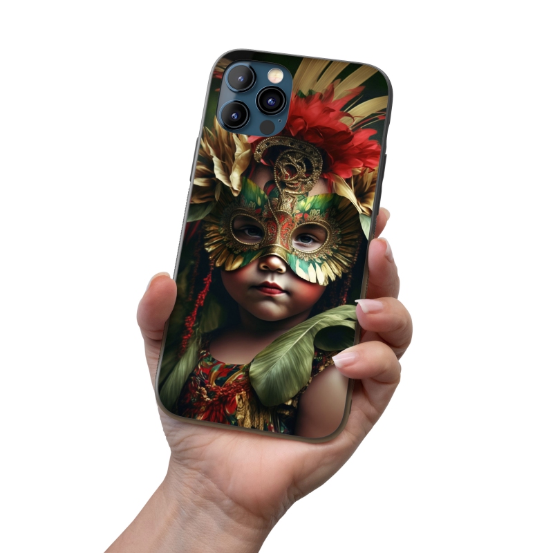 Kryt na mobil Dítě v karnevalové masce 3