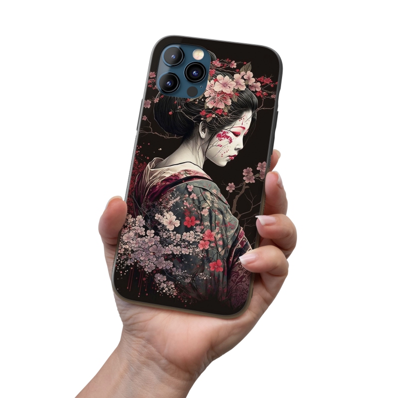 Kryt na mobil Japonská žena 1