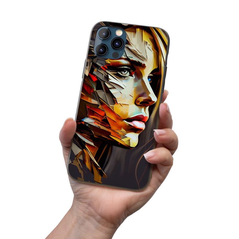 Kryt na mobil Olejomalba - Abstraktní tvář