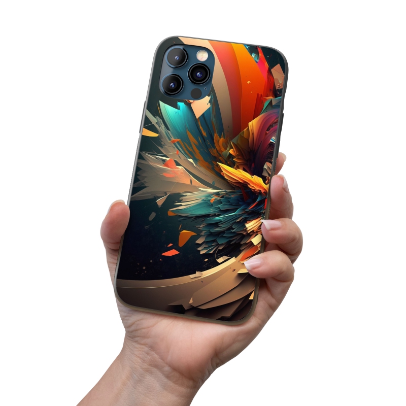 Kryt na mobil Barevná spirála 1