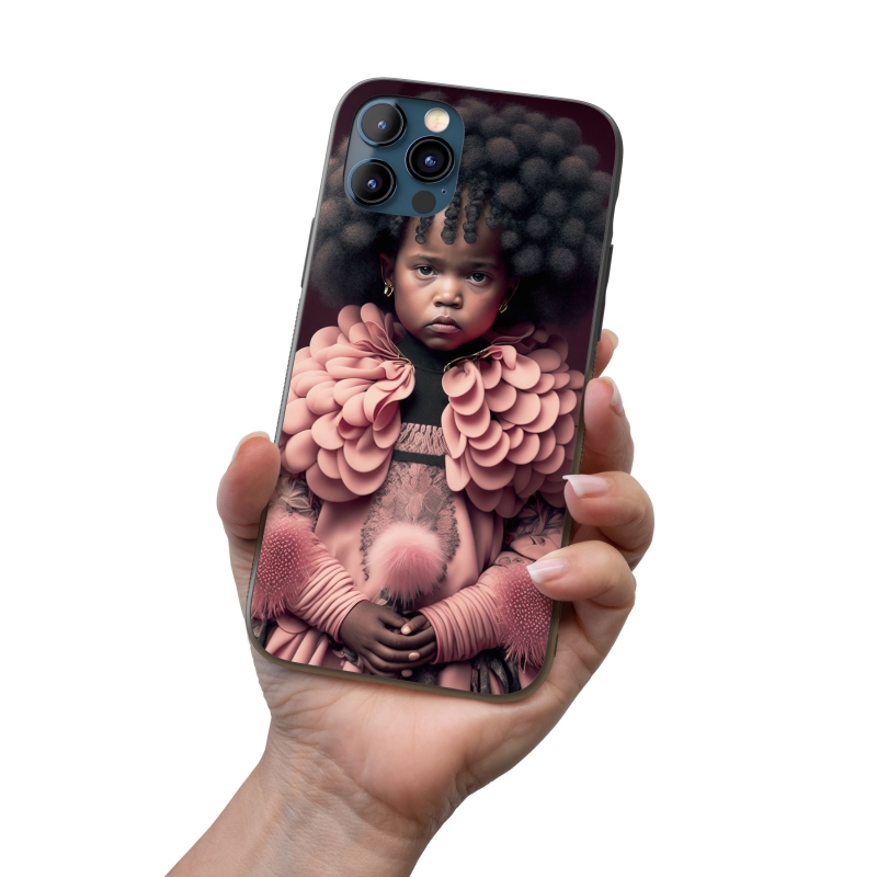 Kryt na mobil Malá dívka v kabátu