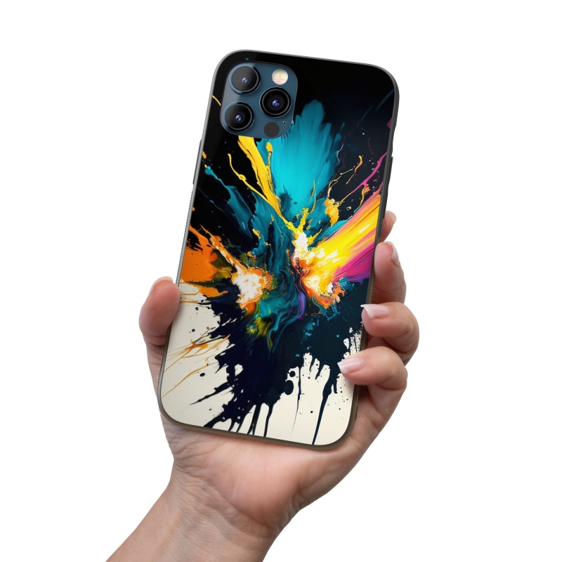 Kryt na mobil Barevné cákance 1