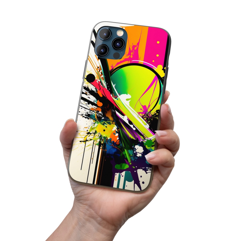 Kryt na mobil Barevná abstrakce 1