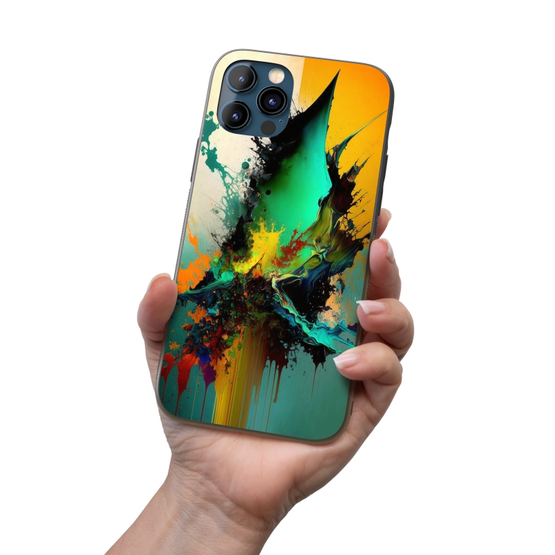 Kryt na mobil Barevná abstrakce