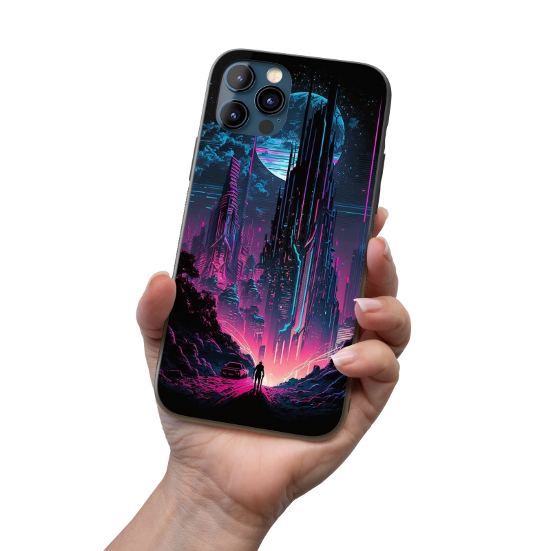 Kryt na mobil Fantastické město budoucnosti