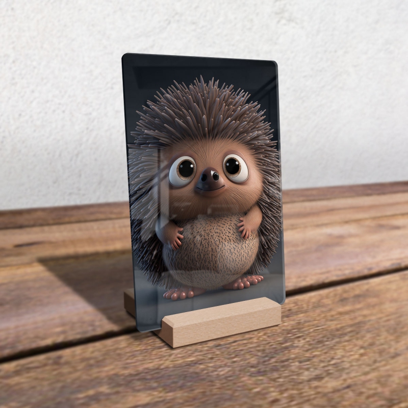 Akrylové sklo Animovaný ježek