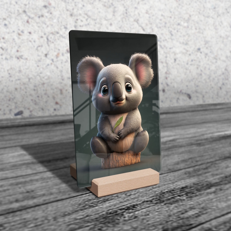 Akrylové sklo Animovaná koala