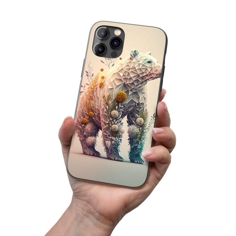 Kryt na mobil Květinový medvěd