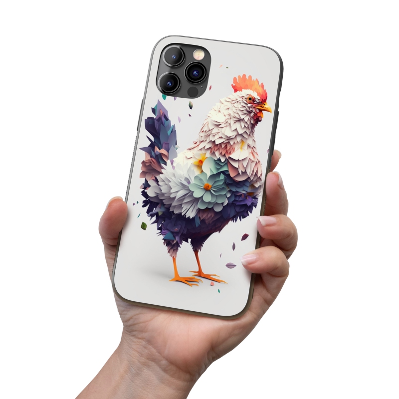 Kryt na mobil Květinová slepice