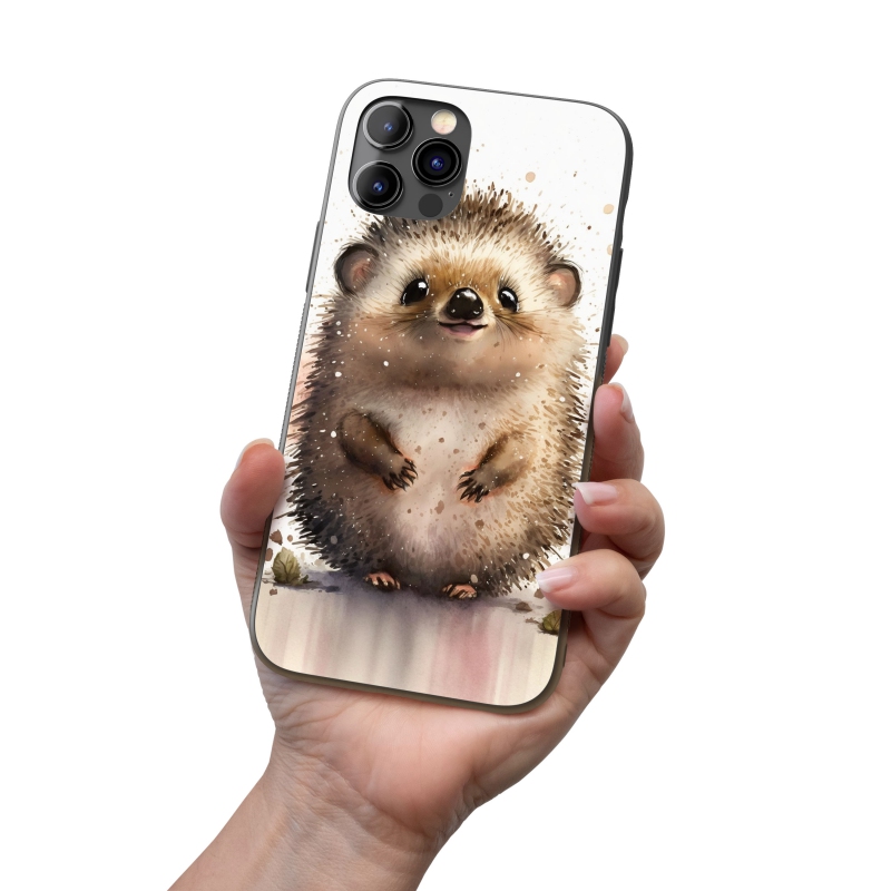 Kryt na mobil Akvarelový ježek