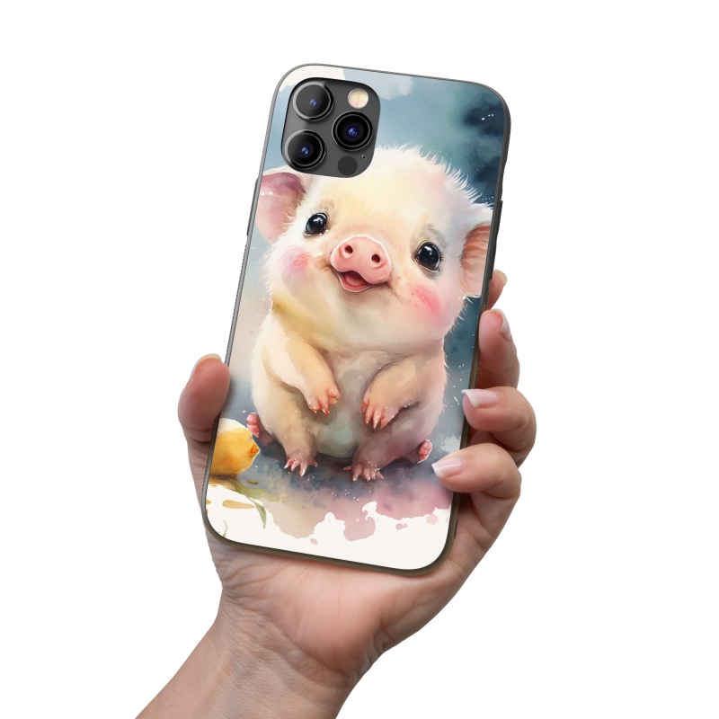 Kryt na mobil Akvarelové prasátko